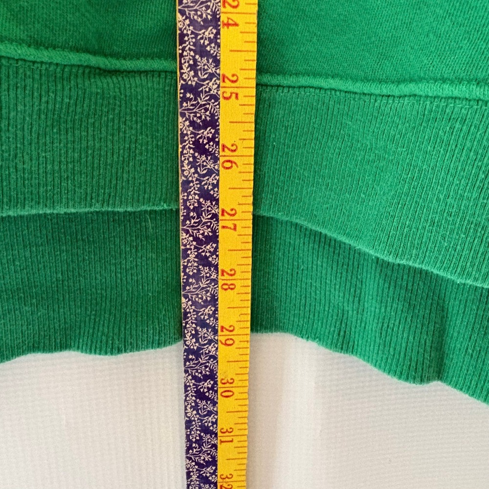 NWT We The Free Free People Camden Jolly Rancher Green Oversized Sweatshirt L - Picture 3 of 9